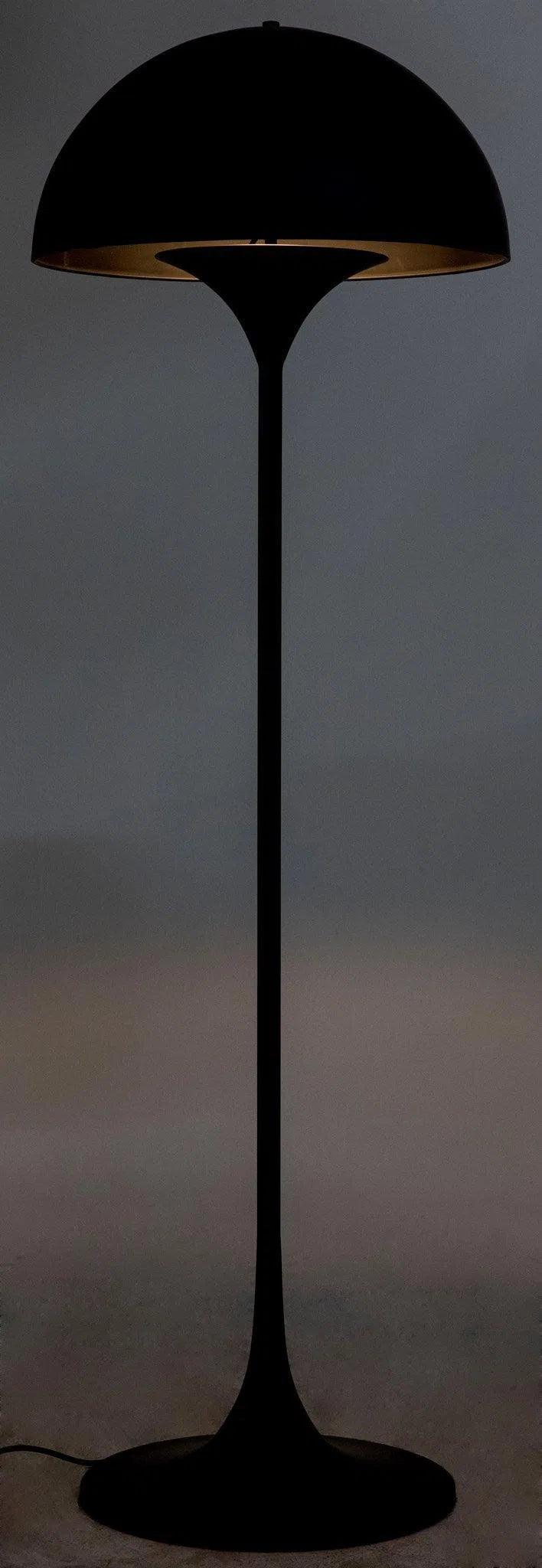 Cataracta Floor Lamp, Black Steel Floor Lamps LOOMLAN By Noir