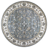 Cati Gray Round Area Rugs For Dining Room Area Rugs LOOMLAN By LOOMLAN