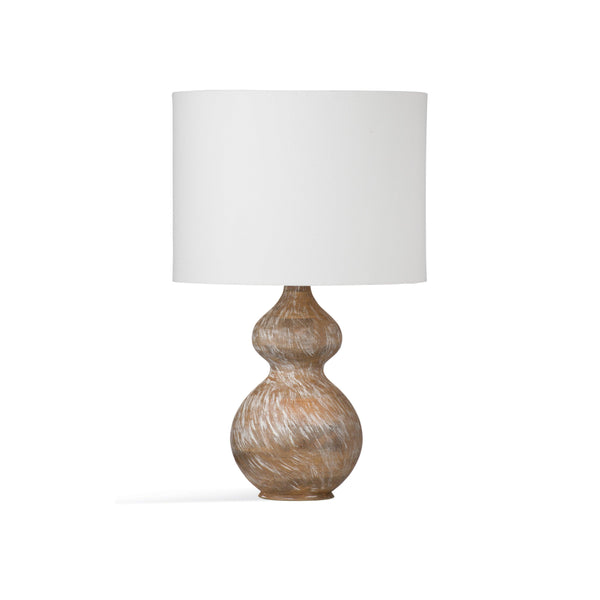 Caveette Wood Brown Table Lamp Table Lamps LOOMLAN By Bassett Mirror