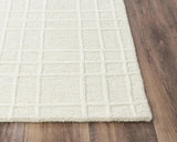 Cawe Wool Ivory Hallway Kitchen Runner Rug Area Rugs LOOMLAN By LOOMLAN