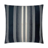 Cayman Domino Black Throw Pillow With Insert Throw Pillows LOOMLAN By D.V. Kap