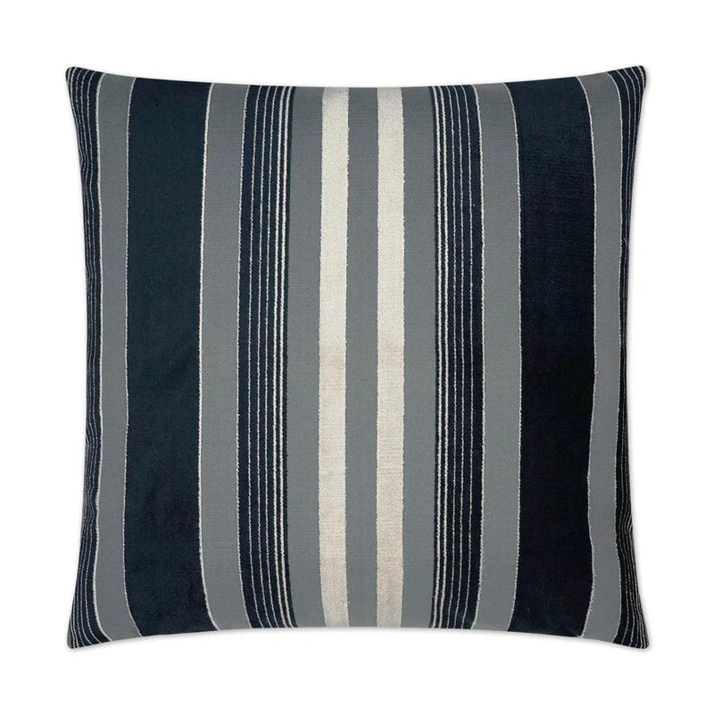 Cayman Domino Black Throw Pillow With Insert Throw Pillows LOOMLAN By D.V. Kap