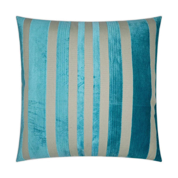 Cayman Laguna Blue Throw Pillow With Insert Throw Pillows LOOMLAN By D.V. Kap