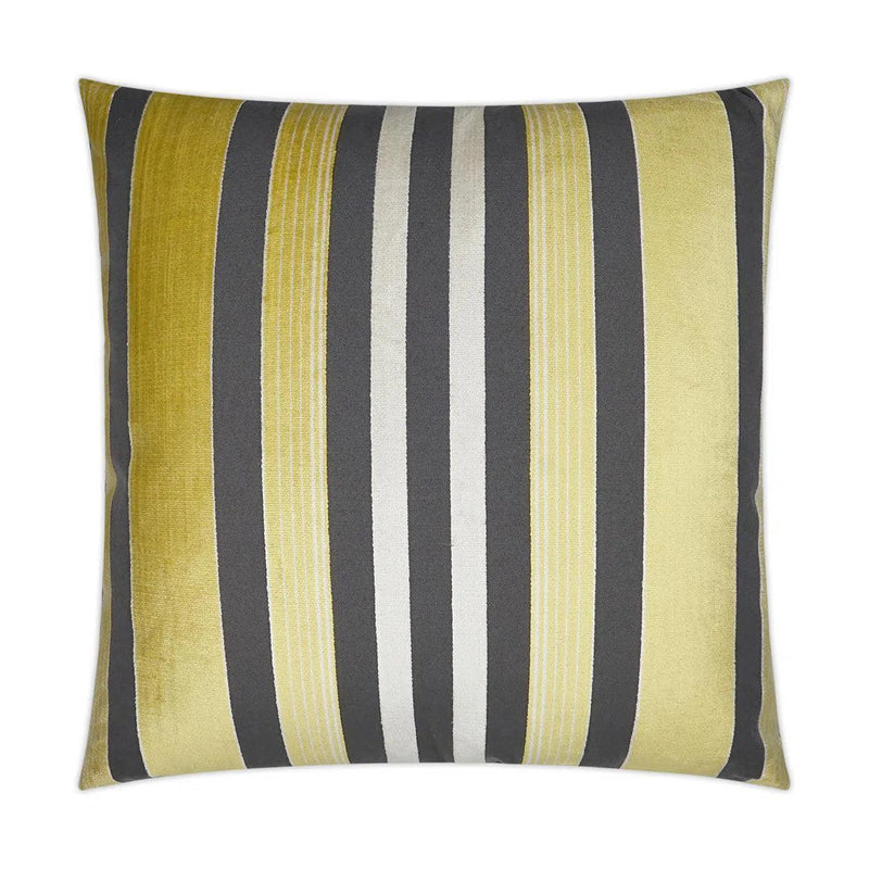 Cayman Sunny Gold Throw Pillow With Insert Throw Pillows LOOMLAN By D.V. Kap