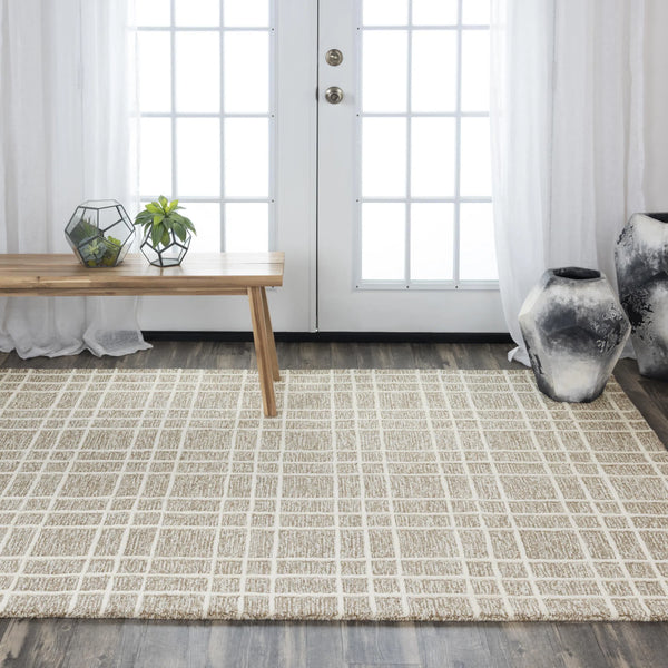 Ceca Wool Brown Hallway Kitchen Runner Rug Area Rugs LOOMLAN By LOOMLAN