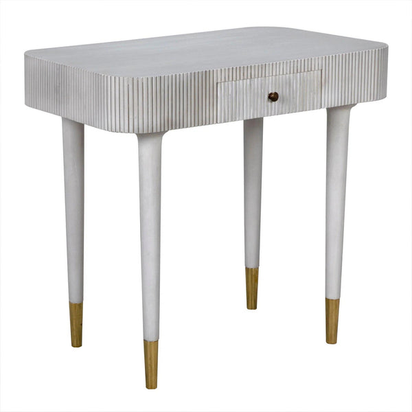 Celine Wood Rectangle Side Table Side Tables LOOMLAN By Noir