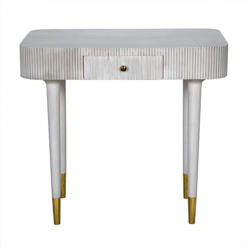 Celine Wood Rectangle Side Table Side Tables LOOMLAN By Noir