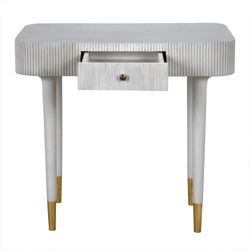 Celine Wood Rectangle Side Table Side Tables LOOMLAN By Noir