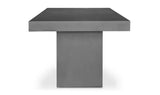 Cement Outdoor Dining Table Grey Contemporary Outdoor Dining Tables LOOMLAN By Moe's Home