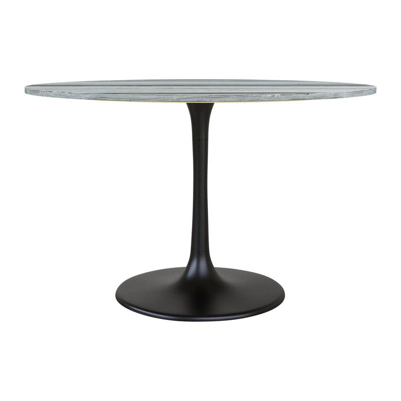 Central City Dining Table Gray & Black Dining Tables LOOMLAN By Zuo Modern