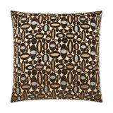 Centric Chocolate Brown Throw Pillow With Insert Throw Pillows LOOMLAN By D.V. Kap