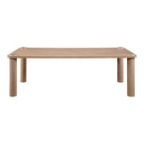 Century Wood and Marble Rectangular Dining Table Dining Tables LOOMLAN By Moe's Home