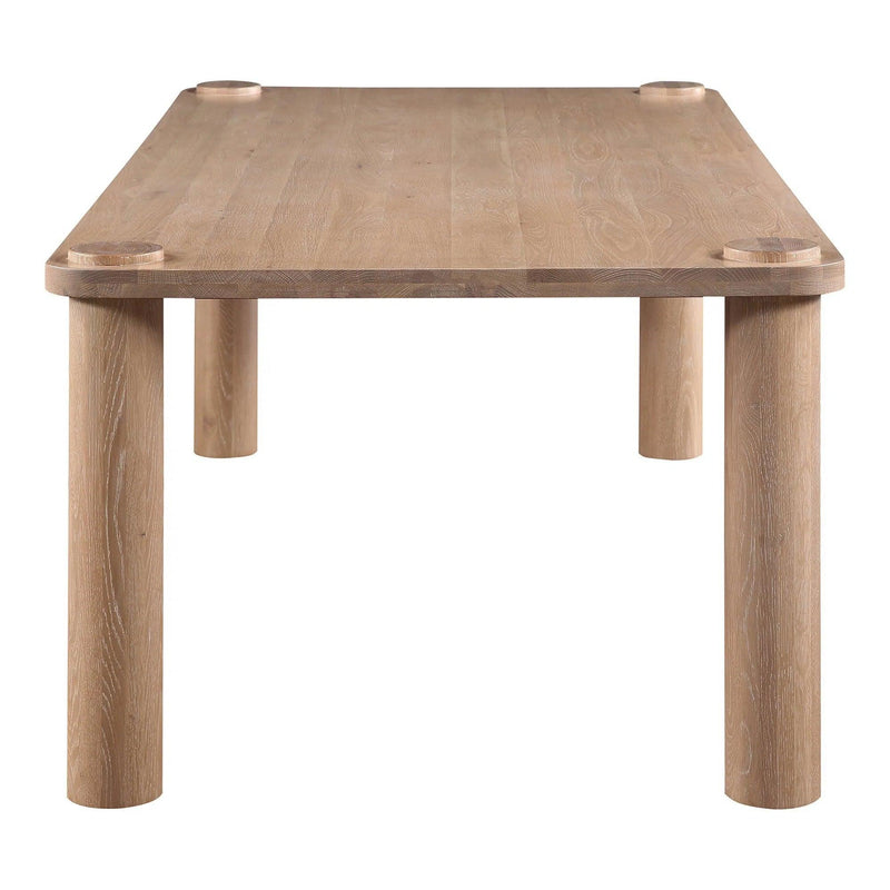 Century Wood and Marble Rectangular Dining Table Dining Tables LOOMLAN By Moe's Home