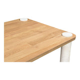 Century Wood and Marble Rectangular Dining Table Dining Tables LOOMLAN By Moe's Home