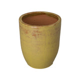 Ceramic Handmade Round Planter Outdoor Planters LOOMLAN By Emissary