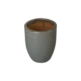 Ceramic Handmade Round Planter Outdoor Planters LOOMLAN By Emissary