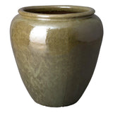 Ceramic Round Planter Outdoor Planters LOOMLAN By Emissary