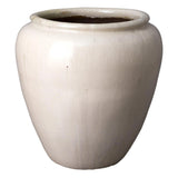 Ceramic Round Planter Outdoor Planters LOOMLAN By Emissary