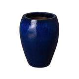 Ceramic Round Pot Outdoor Planters LOOMLAN By Emissary