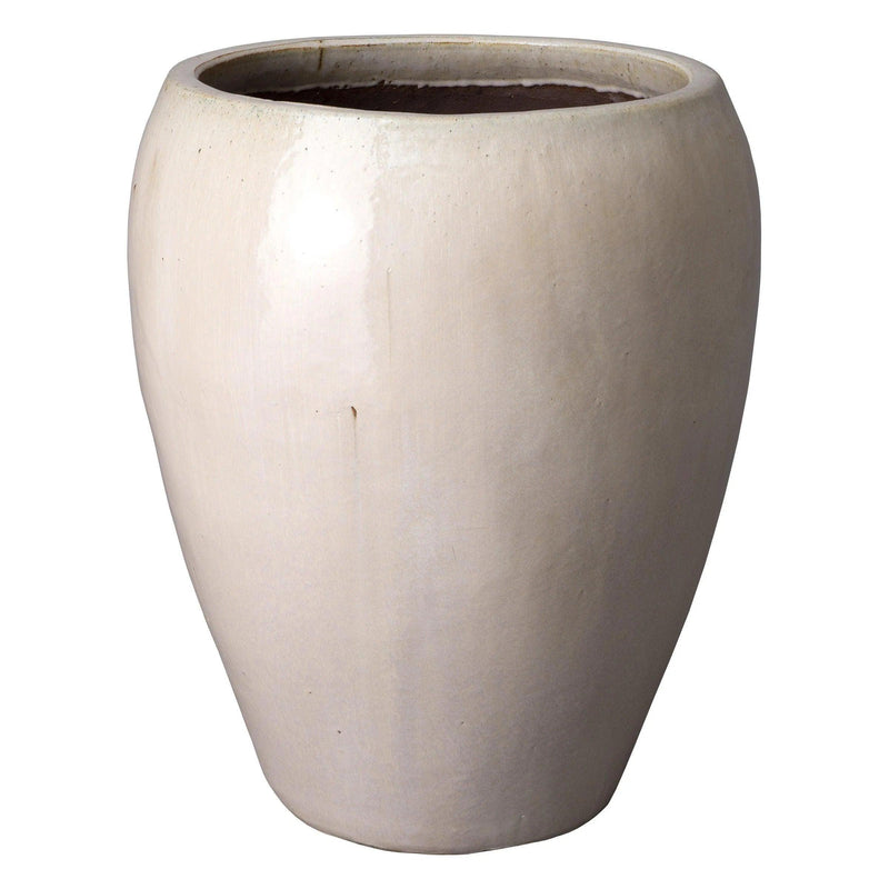 Ceramic Round Pot Outdoor Planters LOOMLAN By Emissary