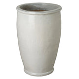 Ceramic Round Rim Planter Outdoor Planters LOOMLAN By Emissary