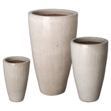 Ceramic Tall Round Planter Outdoor Planters LOOMLAN By Emissary