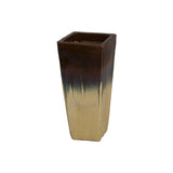 Ceramic Tall Square Planter Outdoor Planters LOOMLAN By Emissary