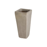 Ceramic Tall Square Planter Outdoor Planters LOOMLAN By Emissary