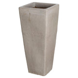 Ceramic Tall Square Planter Outdoor Planters LOOMLAN By Emissary