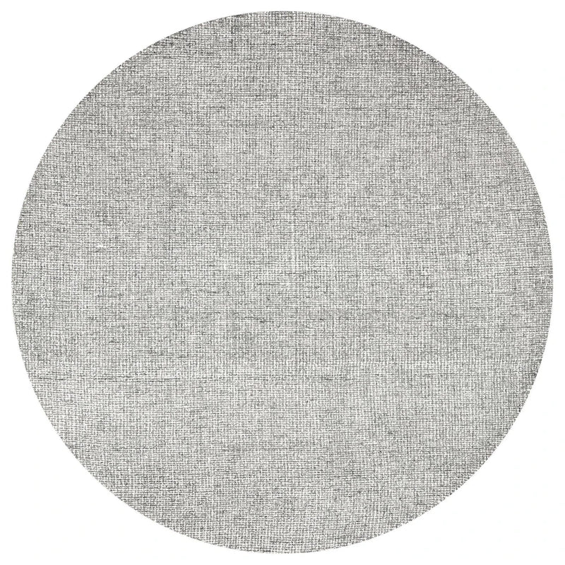 Ceto Gray Round Area Rugs For Dining Room Area Rugs LOOMLAN By LOOMLAN