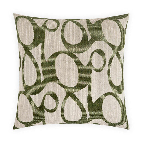 Chalamont Ivy Green Throw Pillow With Insert Throw Pillows LOOMLAN By D.V. Kap