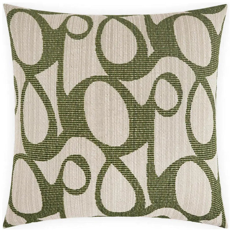 Chalamont Ivy Green Throw Pillow With Insert Throw Pillows LOOMLAN By D.V. Kap