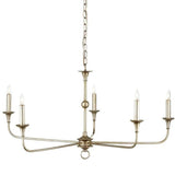 Champagne Nottaway Champagne Small Chandelier Chandeliers LOOMLAN By Currey & Co