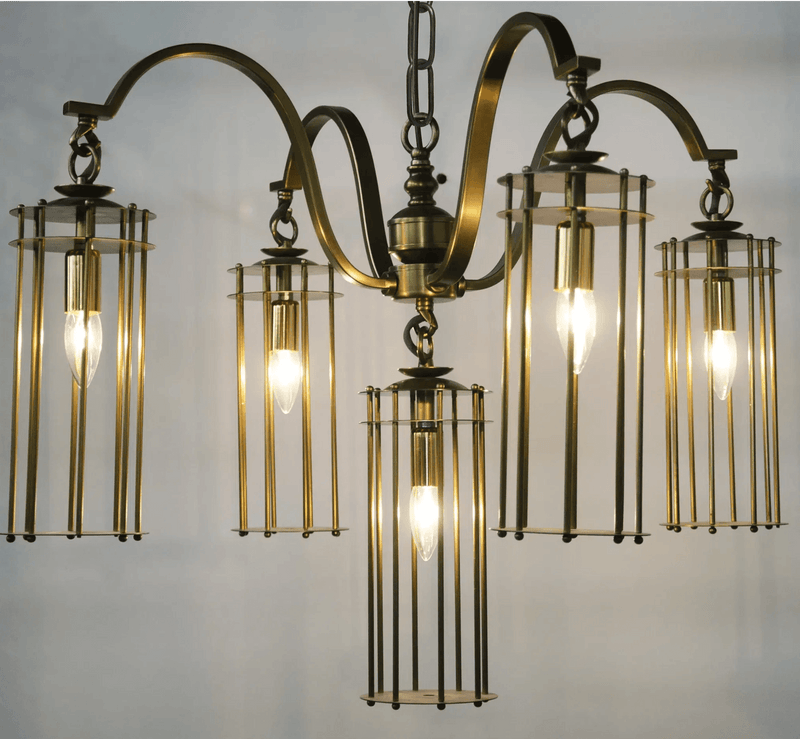 Chandler Metal Chandelier Chandeliers LOOMLAN By Noir