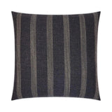 Channel Black Throw Pillow With Insert Throw Pillows LOOMLAN By D.V. Kap