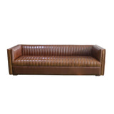 Channel Sofa - Camel Brown Sofas & Loveseats LOOMLAN By LH Imports