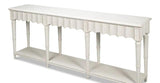 Chantal Console Table With Drawers and Storage in Antique White Console Tables LOOMLAN By Sarreid