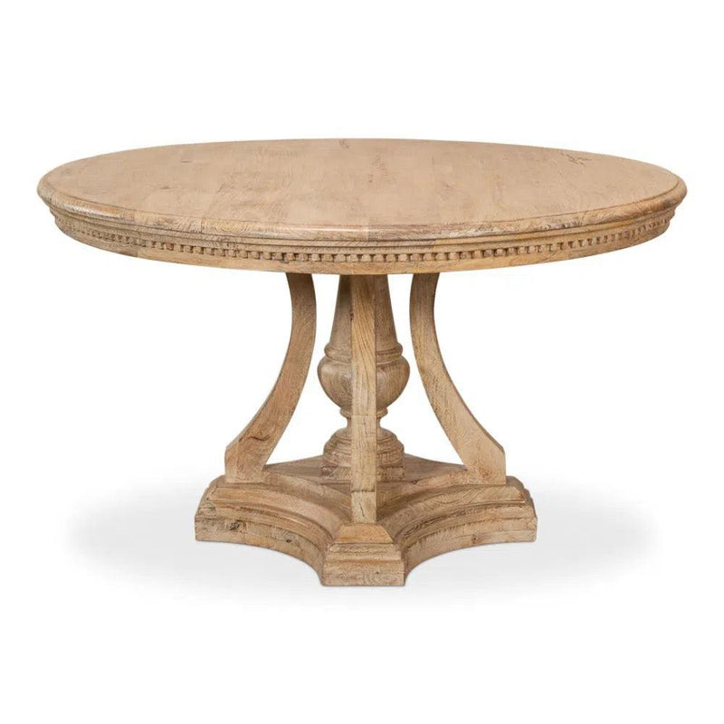 Chantal Pedestal Dining Table Dining Tables LOOMLAN By Sarreid