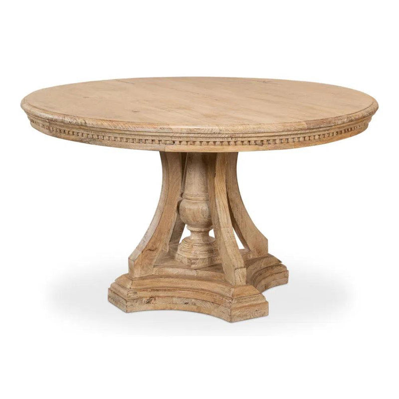 Chantal Pedestal Dining Table Dining Tables LOOMLAN By Sarreid