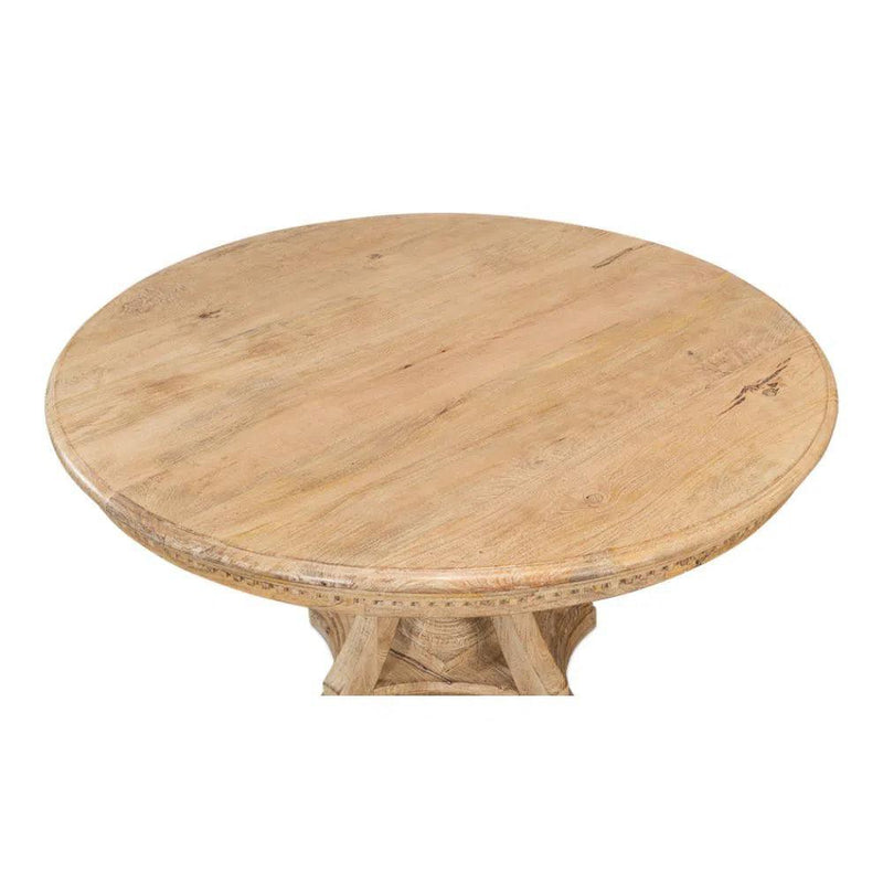 Chantal Pedestal Dining Table Dining Tables LOOMLAN By Sarreid