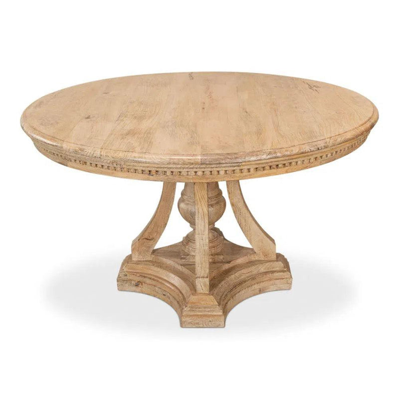 Chantal Pedestal Dining Table Dining Tables LOOMLAN By Sarreid