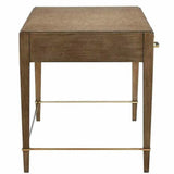 Chanterelle Coffee Champagne Verona Brown Desk Writing Table Home Office Desks LOOMLAN By Currey & Co