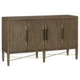 Chanterelle Coffee Champagne Verona Brown Sideboard Sideboards LOOMLAN By Currey & Co