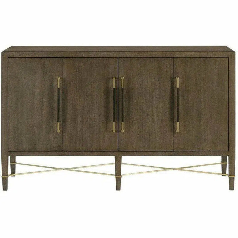 Chanterelle Coffee Champagne Verona Brown Sideboard Sideboards LOOMLAN By Currey & Co