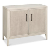 Charity Tulip Wood Ivory Two Door Sideboard Sideboards LOOMLAN By Sarreid