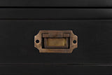 Charles Wood and Brass Black Chest Chests LOOMLAN By Noir