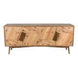 Charlton Mid-Century Modern Oak Wood Sideboard Sideboards LOOMLAN By Moe's Home