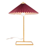 Charo Table Lamp Red & Gold Table Lamps LOOMLAN By Zuo Modern