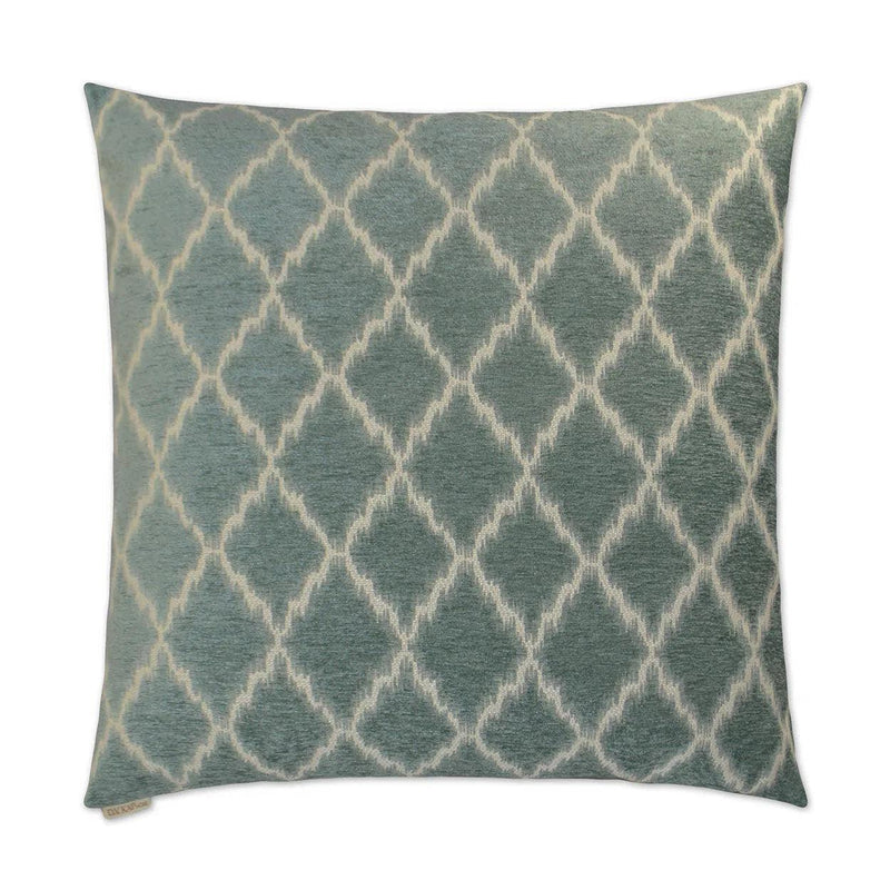 Chateau Mist Grey Throw Pillow With Insert Throw Pillows LOOMLAN By D.V. Kap