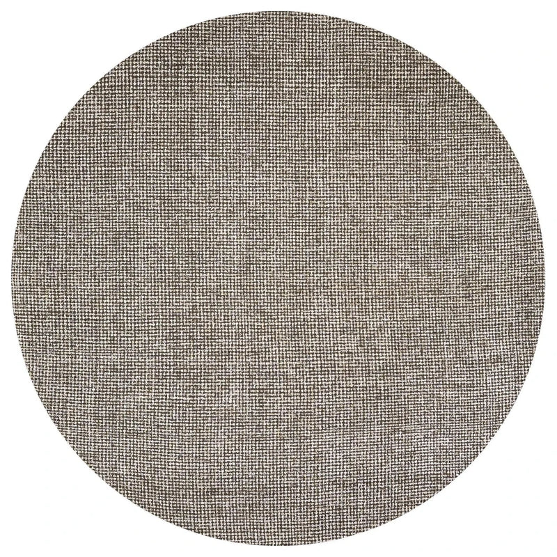 Chaw Brown Round Area Rugs For Dining Room Area Rugs LOOMLAN By LOOMLAN